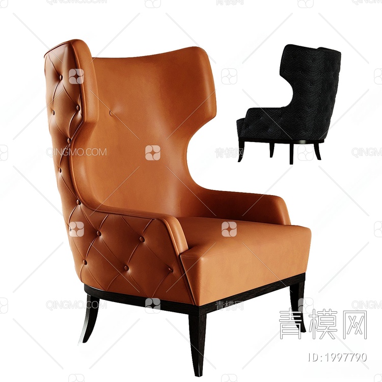 休闲沙发椅3D模型下载【ID:1997790】