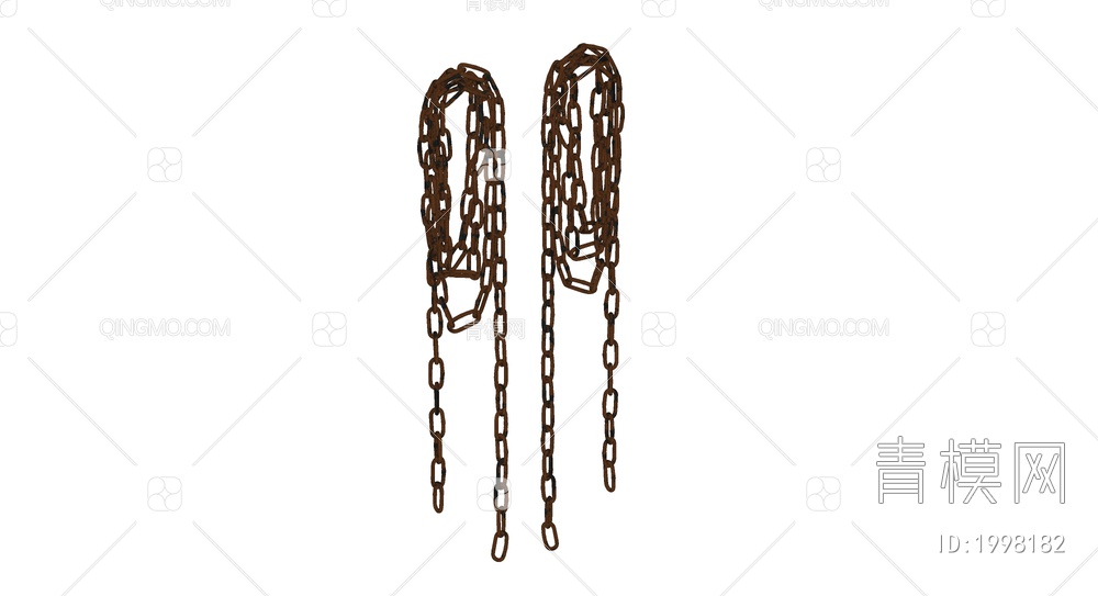 铁链 锁链 吊链SU模型下载【ID:1998182】