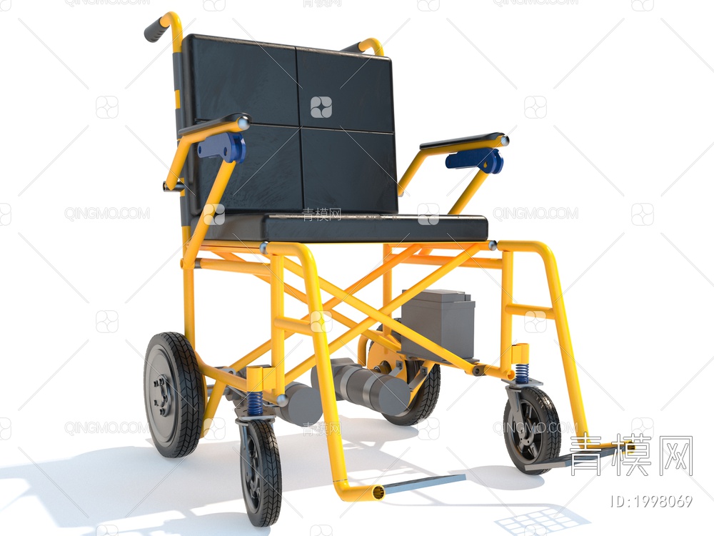 轮椅3D模型下载【ID:1998069】