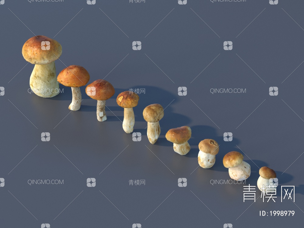蘑菇3D模型下载【ID:1998979】
