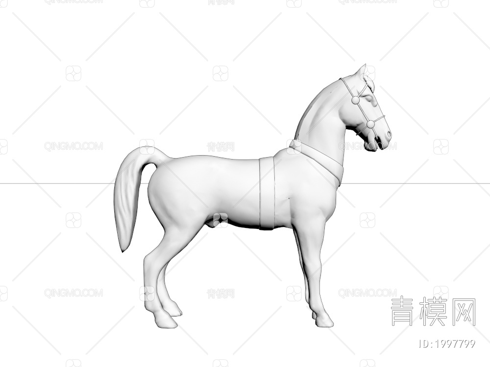 马 雕塑3D模型下载【ID:1997799】