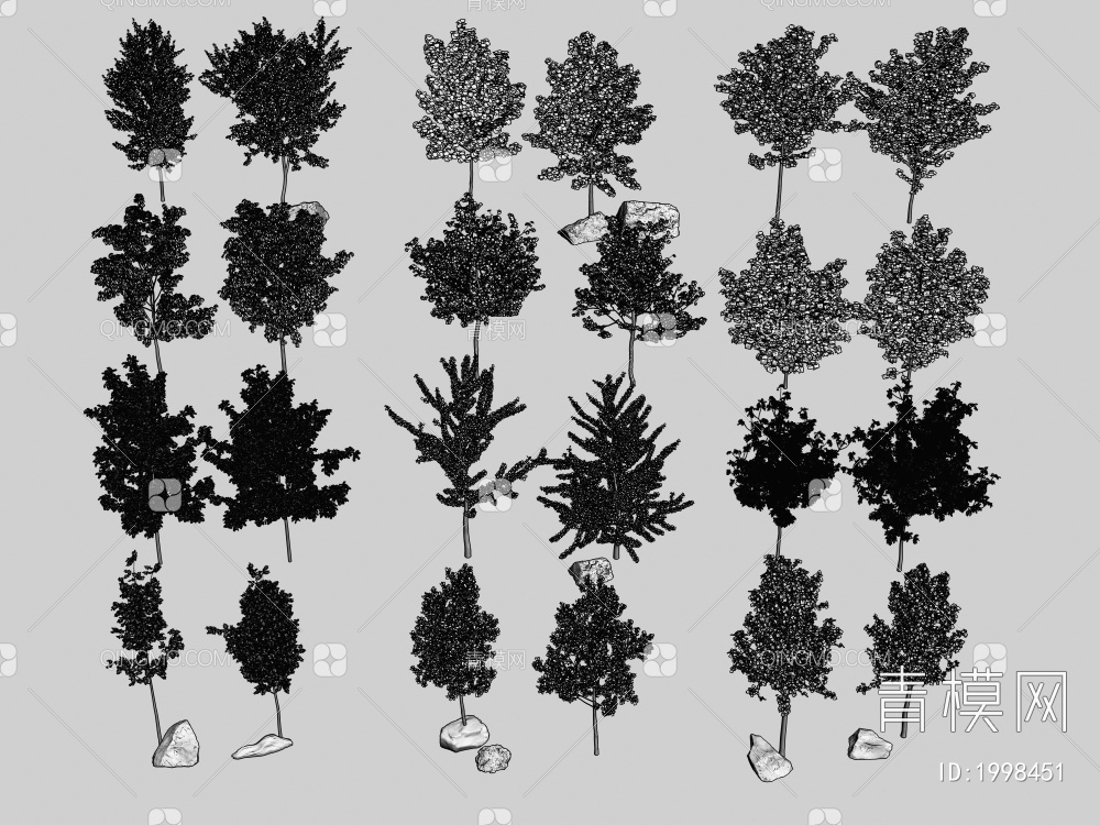 景观树3D模型下载【ID:1998451】