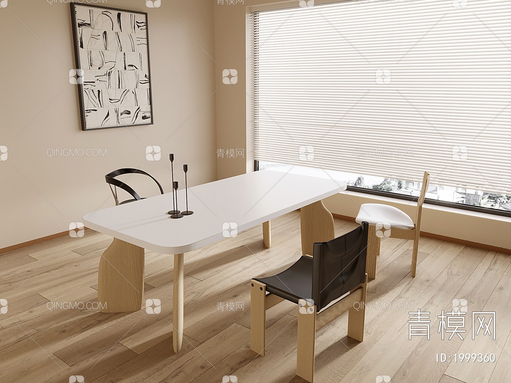 餐桌椅3D模型下载【ID:1999360】