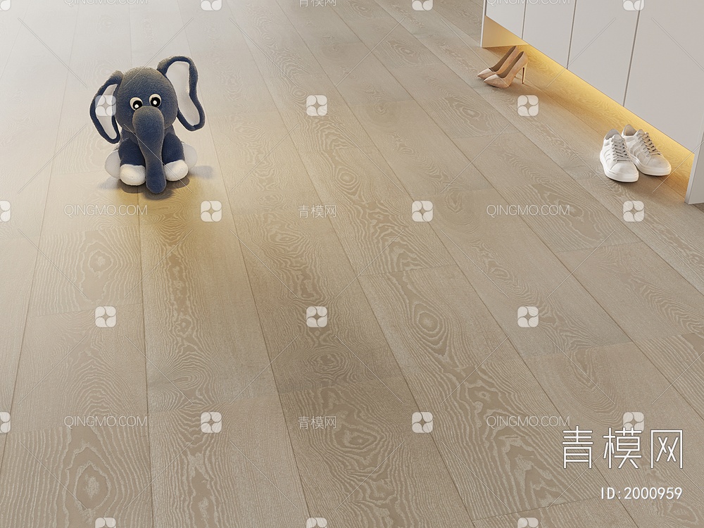 木地板 实木地板 拼花拼接地板 毛绒玩具3D模型下载【ID:2000959】