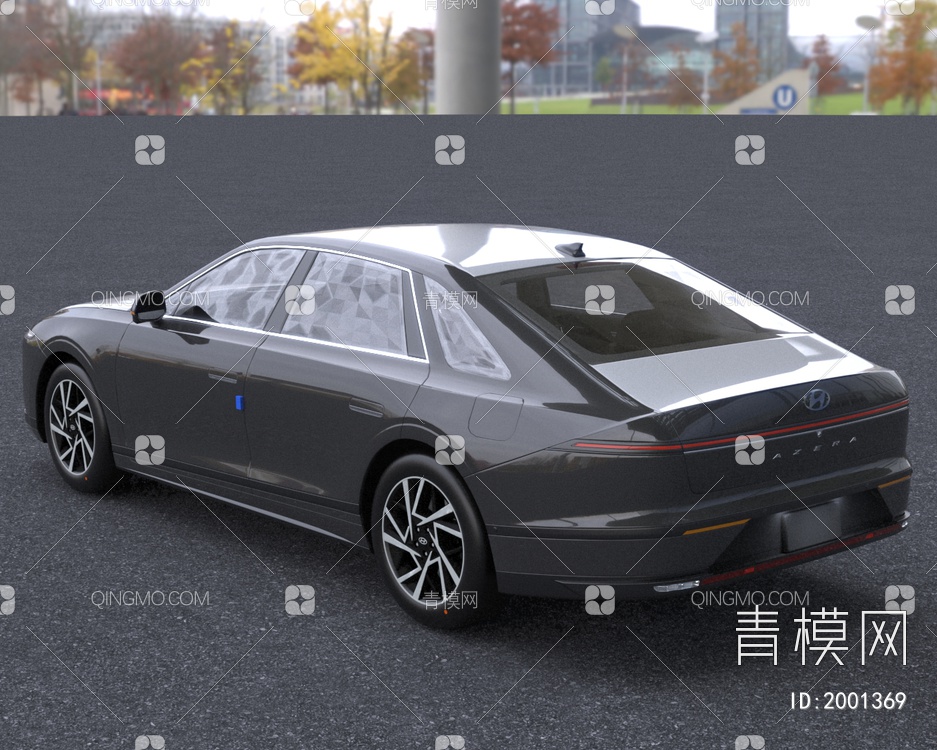 2024款雅尊轿车汽车3D模型下载【ID:2001369】