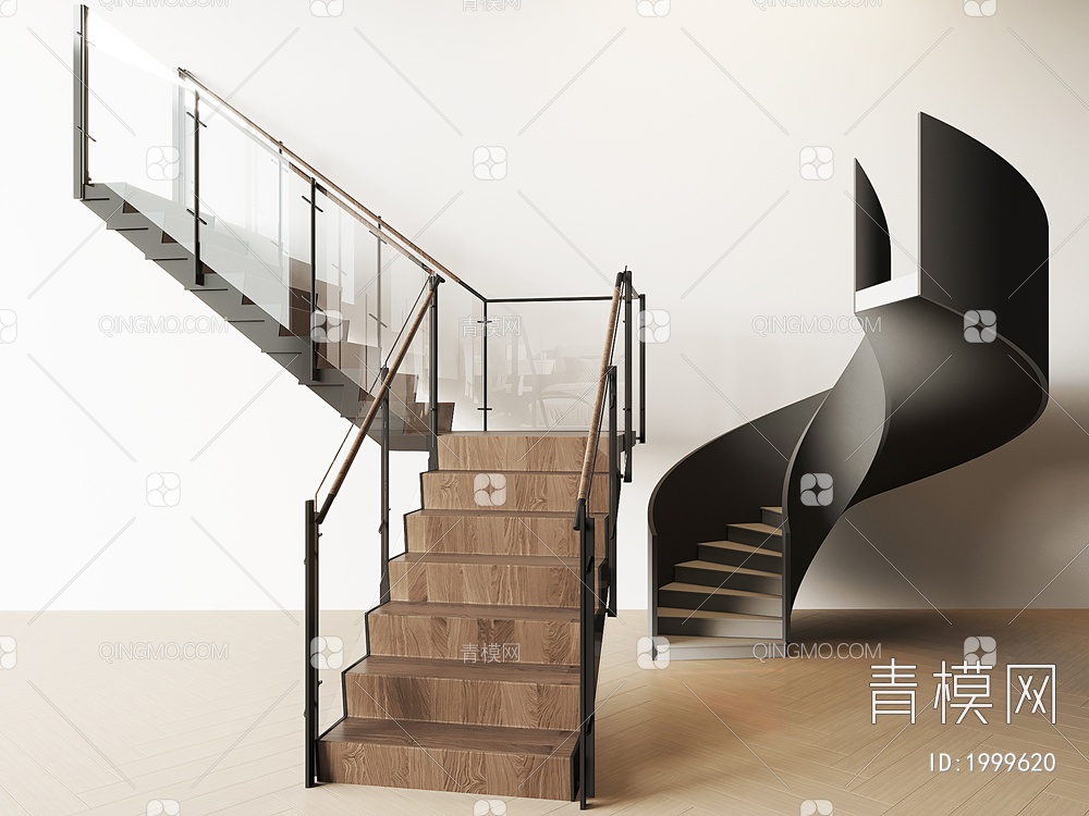 楼梯3D模型下载【ID:1999620】