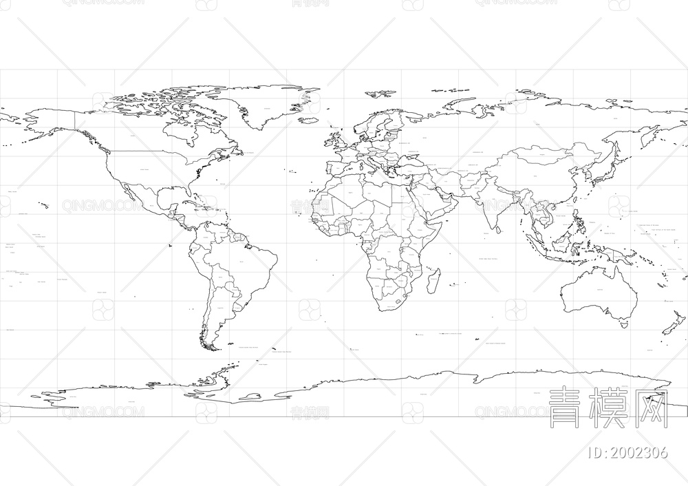 世界地图【ID:2002306】