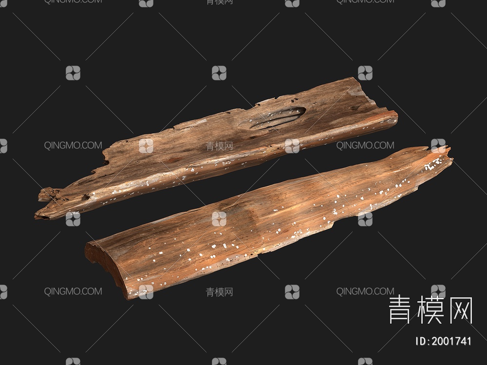 木头 木材 朽木3D模型下载【ID:2001741】
