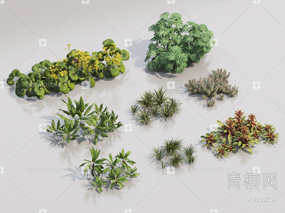 植物 花草 花卉合集3D模型下载【ID:2002234】