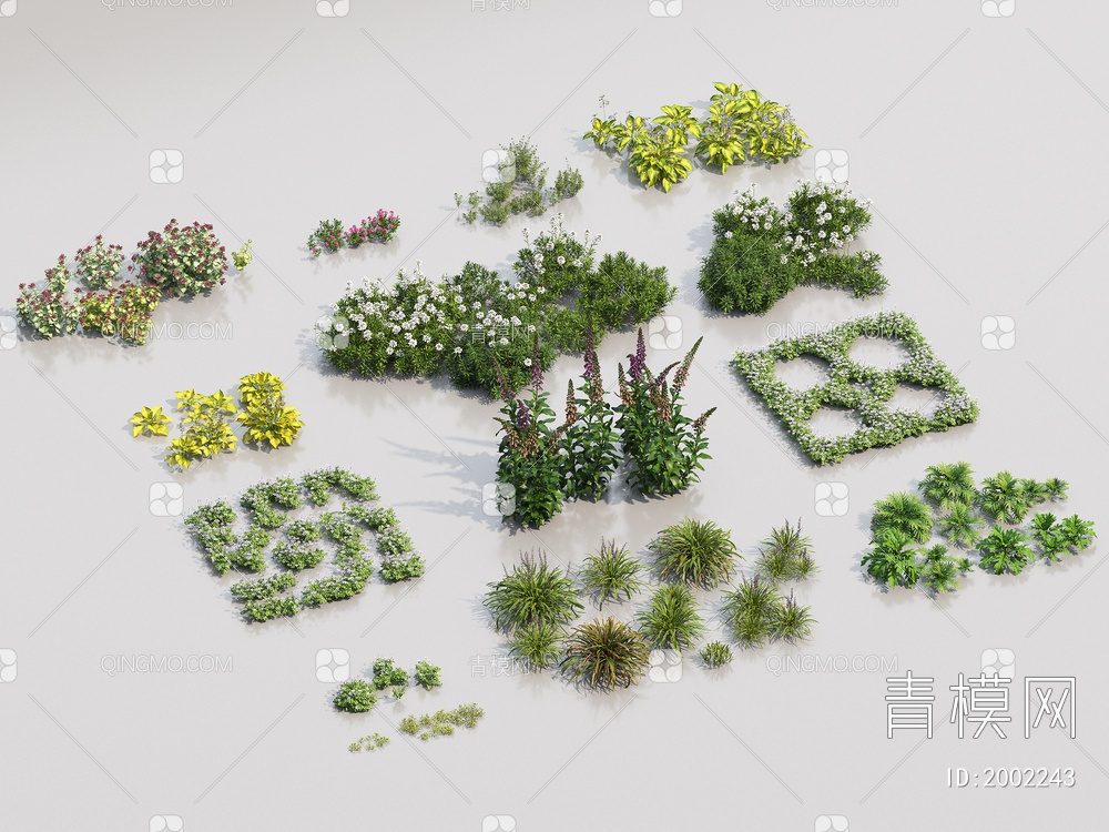 植物 花草 花卉合集3D模型下载【ID:2002243】