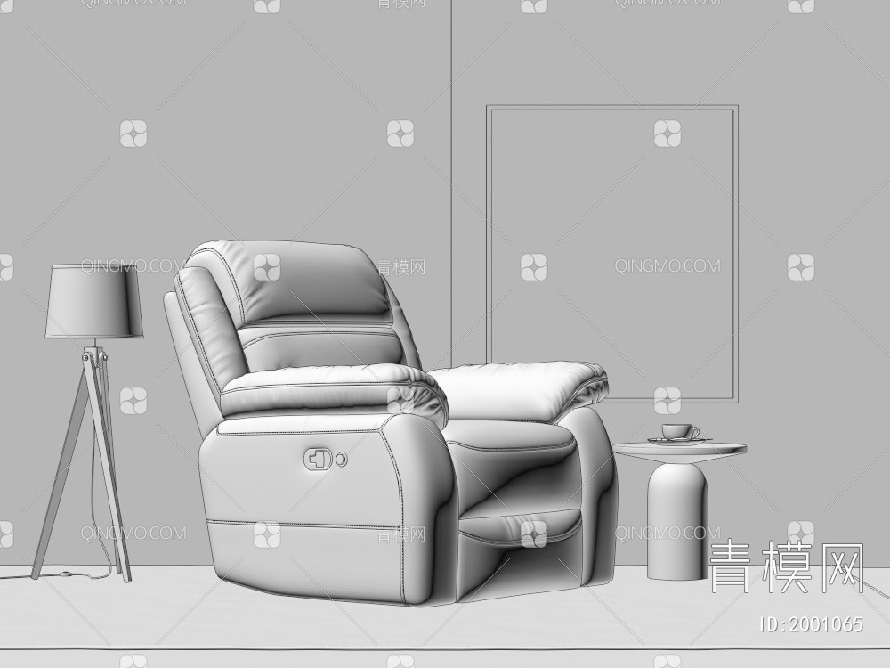 按摩椅 电动按摩 按摩沙发3D模型下载【ID:2001065】