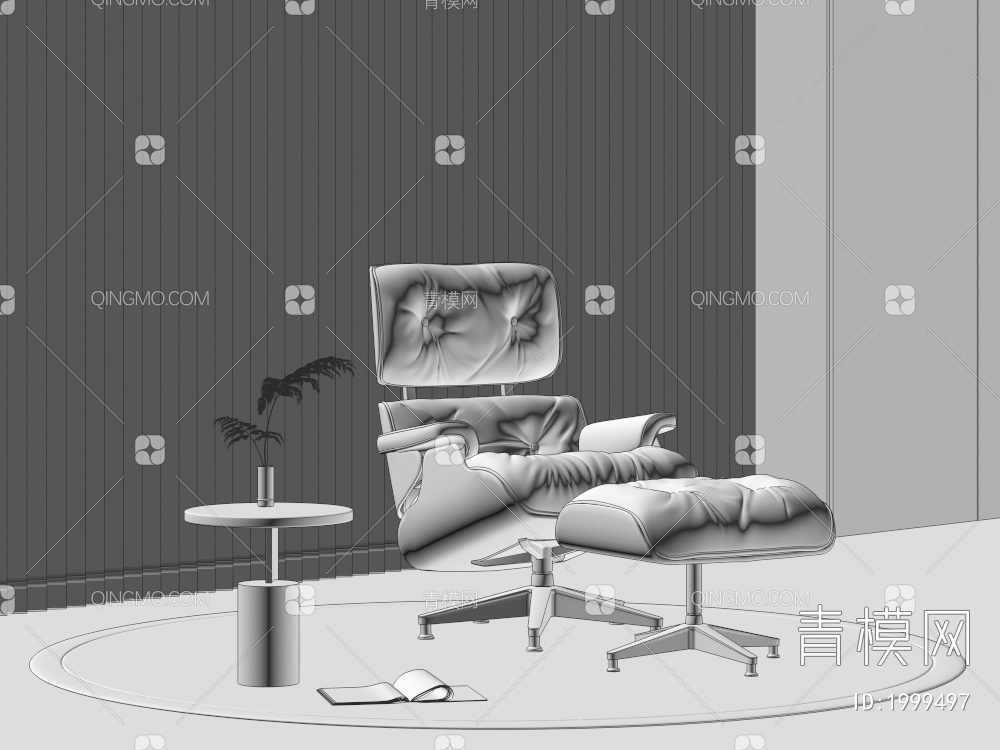 单人沙发 懒人沙发 椅3D模型下载【ID:1999497】
