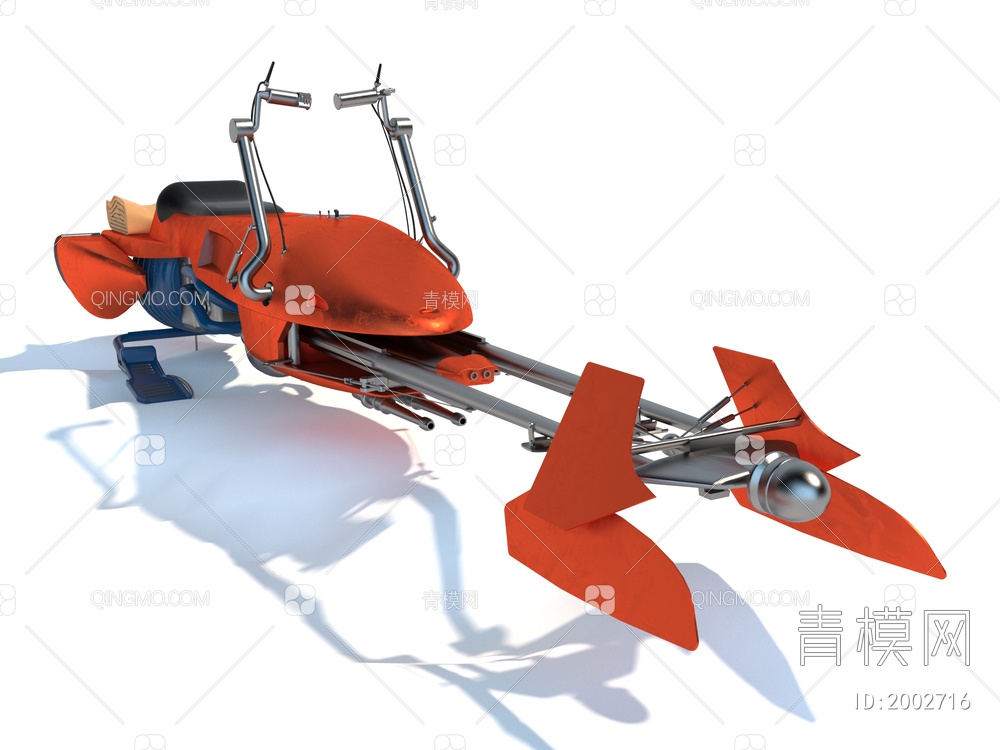 雪地摩托车3D模型下载【ID:2002716】