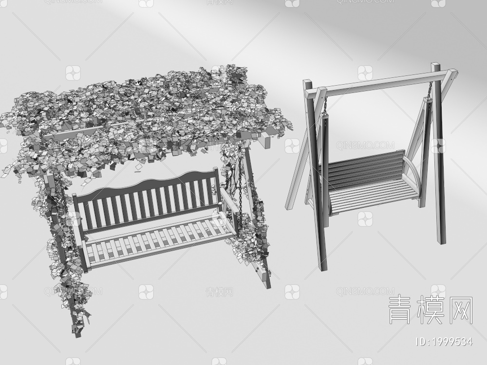 户外椅3D模型下载【ID:1999534】