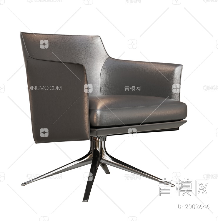 办公椅  休闲椅3D模型下载【ID:2002646】