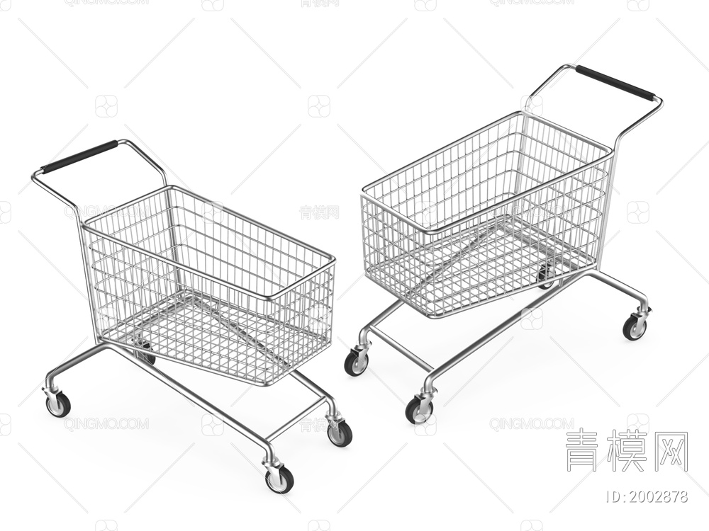 五金件 超市购物车SU模型下载【ID:2002878】