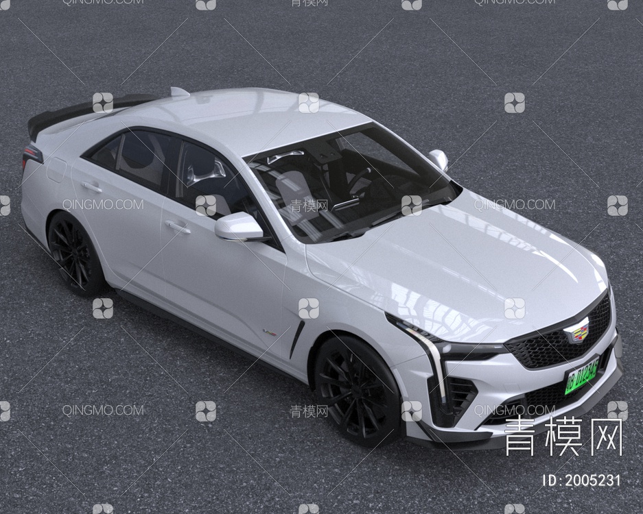 2023款凯迪拉克ct4汽车轿车3D模型下载【ID:2005231】