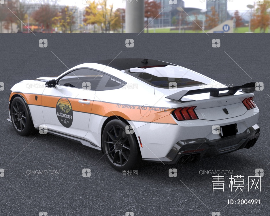 2024款野马黑马汽车3D模型下载【ID:2004991】