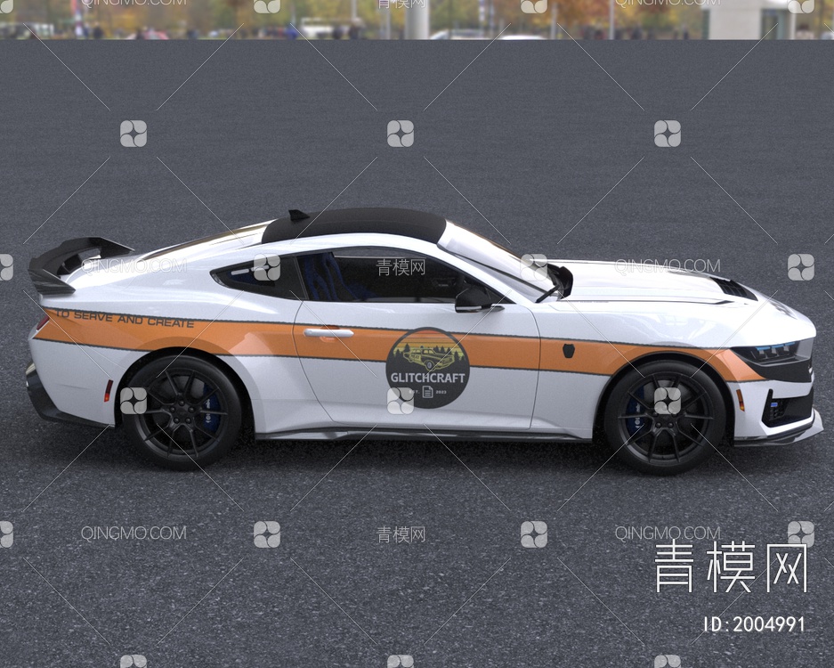 2024款野马黑马汽车3D模型下载【ID:2004991】