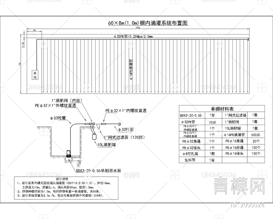 农田水利工程设计图纸【ID:2005024】