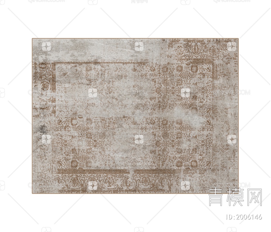 棕色印花地毯贴图下载【ID:2006146】