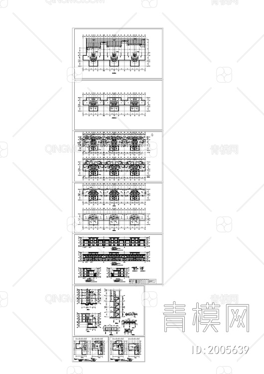 300平三层别墅【ID:2005639】