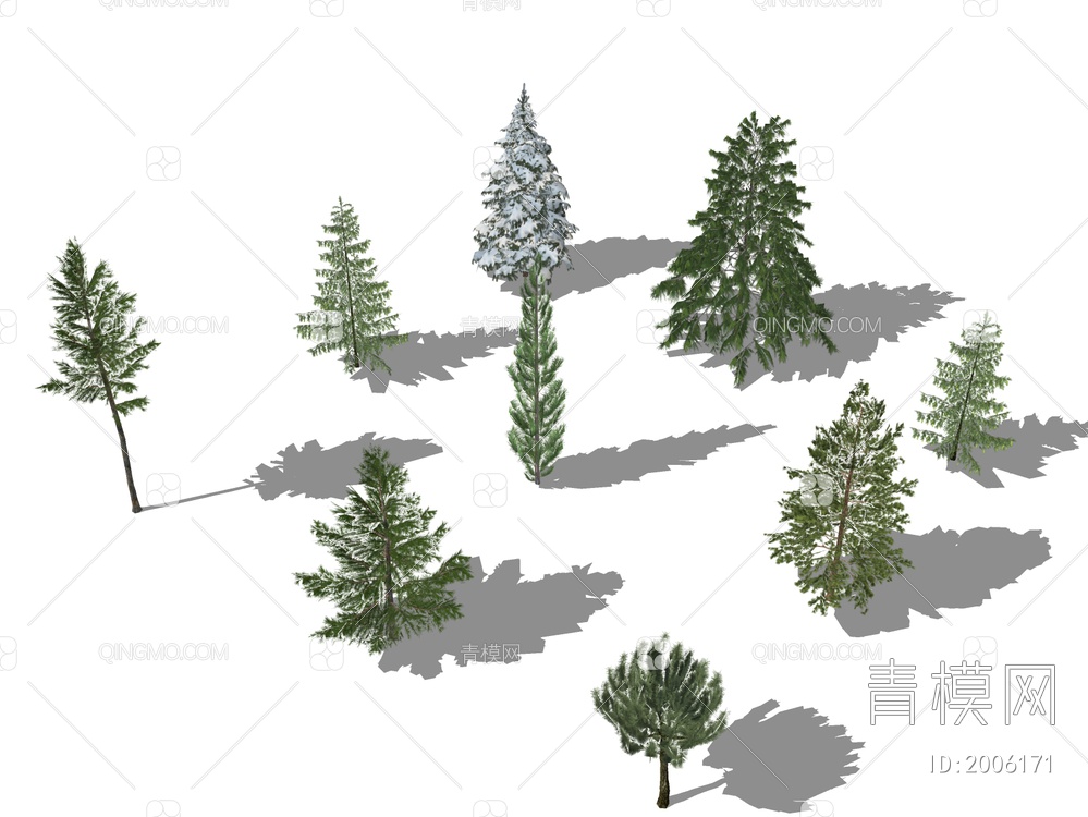 景观树SU模型下载【ID:2006171】