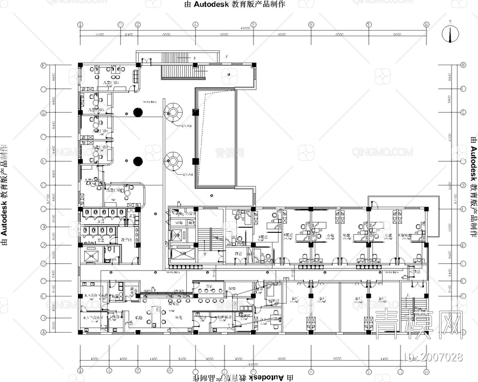 28套高层建筑强弱电CAD施工图纸【ID:2007028】