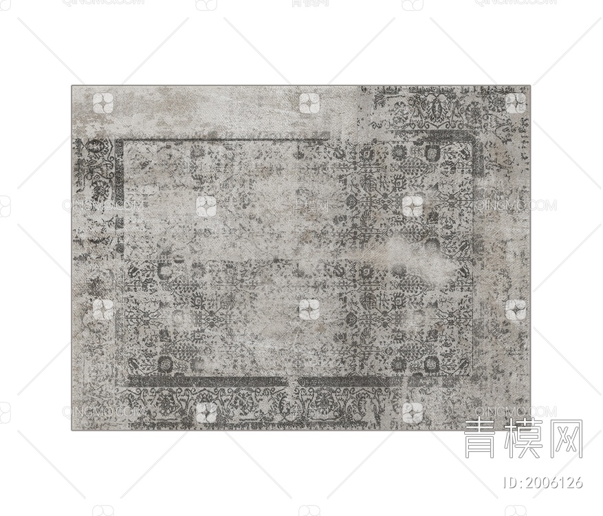 灰色印花地毯贴图下载【ID:2006126】