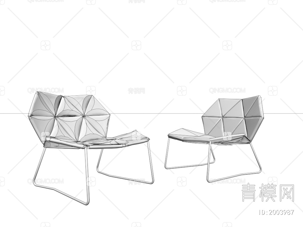 ANTIBODI花瓣椅3D模型下载【ID:2003987】