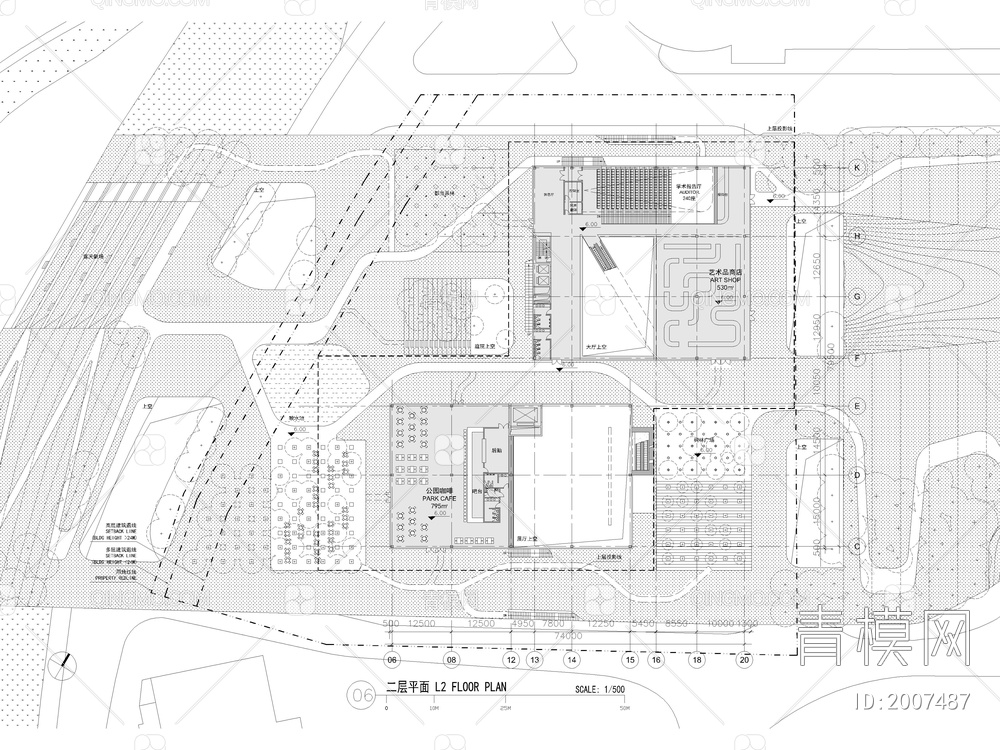 9套精品美术馆建筑设计CAD图纸【ID:2007487】
