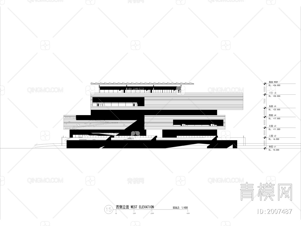 9套精品美术馆建筑设计CAD图纸【ID:2007487】