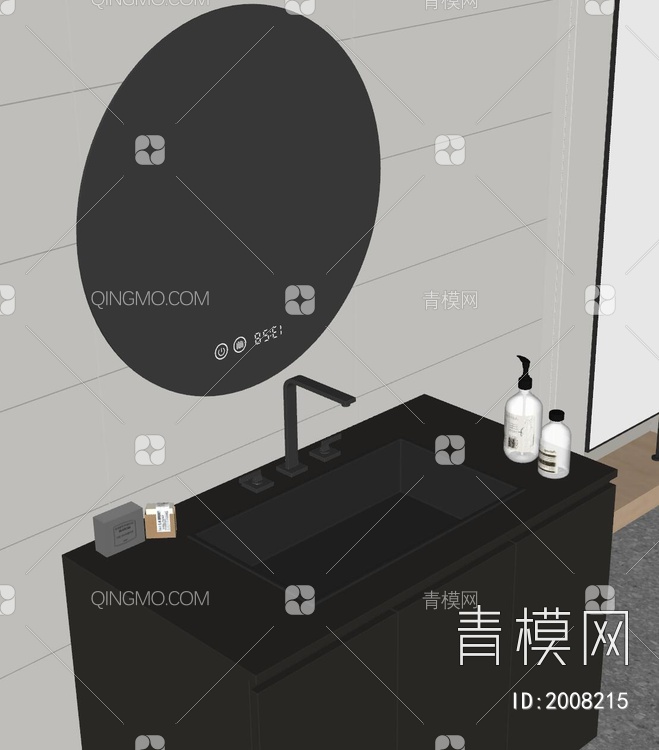 浴室柜SU模型下载【ID:2008215】