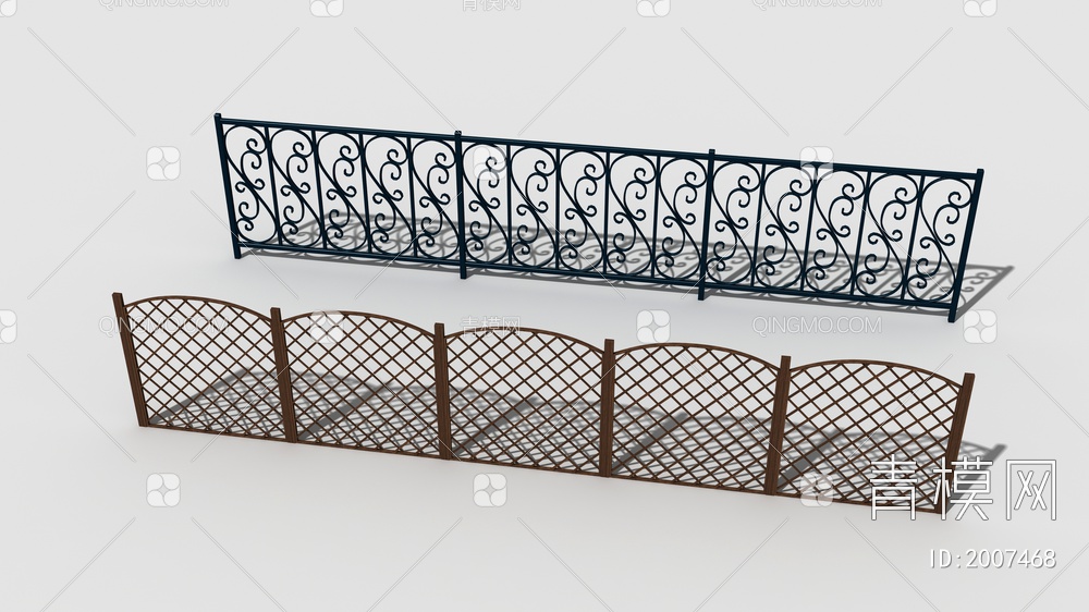围栏3D模型下载【ID:2007468】