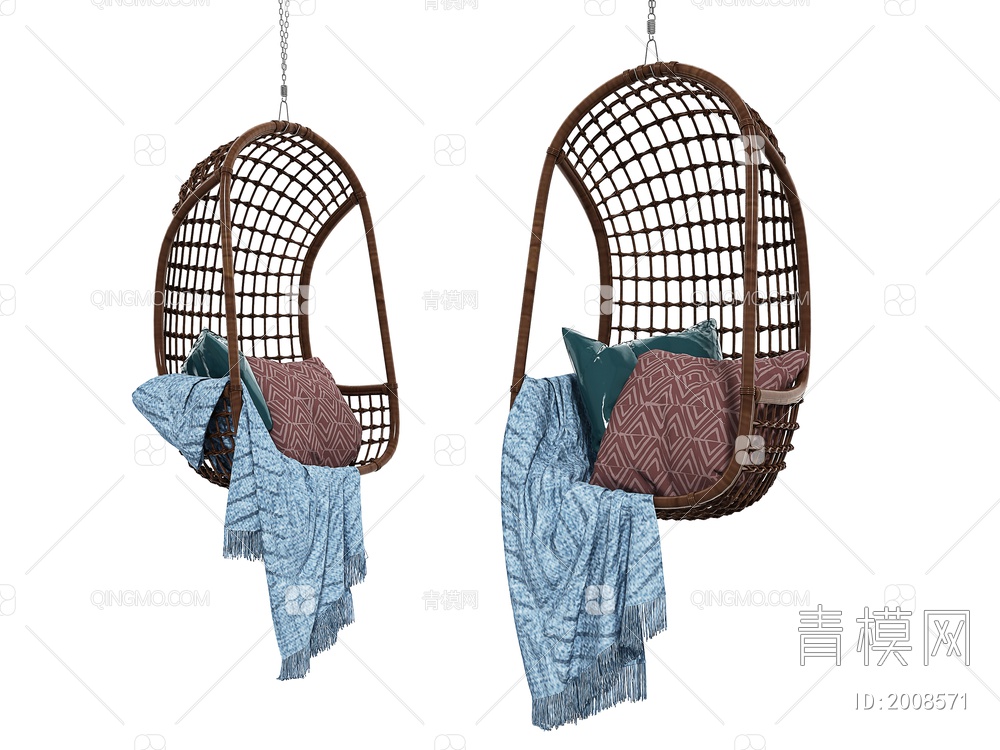 休闲吊椅3D模型下载【ID:2008571】