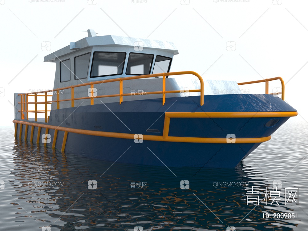 游艇3D模型下载【ID:2009051】