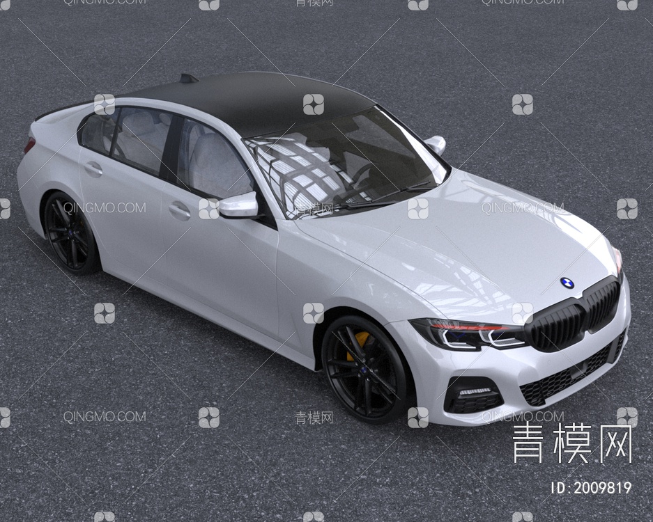 2020款宝马3系g20330i汽车轿车3D模型下载【ID:2009819】