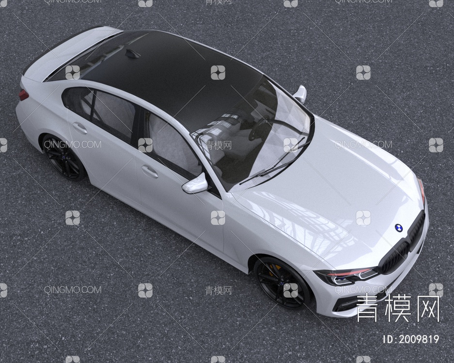 2020款宝马3系g20330i汽车轿车3D模型下载【ID:2009819】