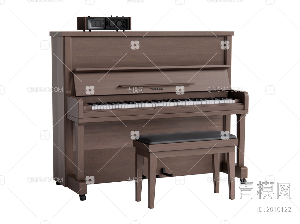 钢琴SU模型下载【ID:2010122】