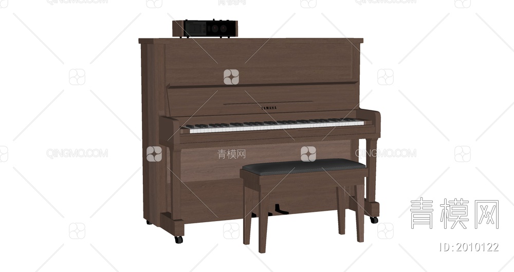 钢琴SU模型下载【ID:2010122】