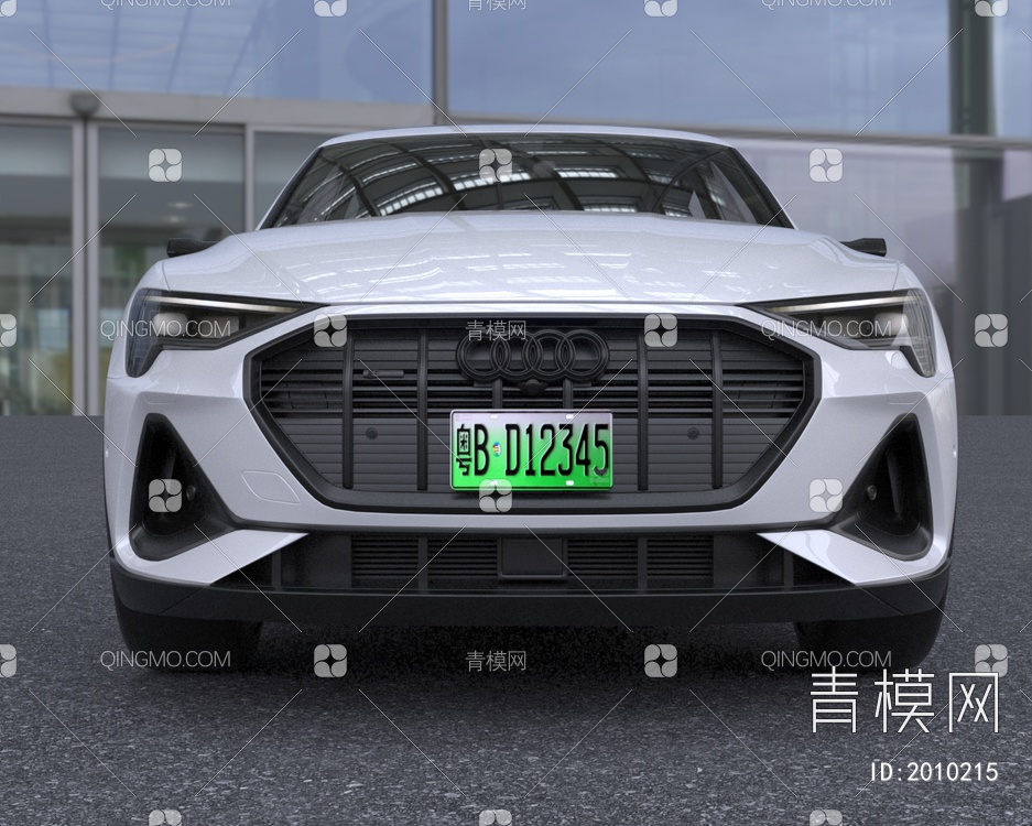 奥迪etron2021款Sportback55quattro汽车低配版3D模型下载【ID:2010215】