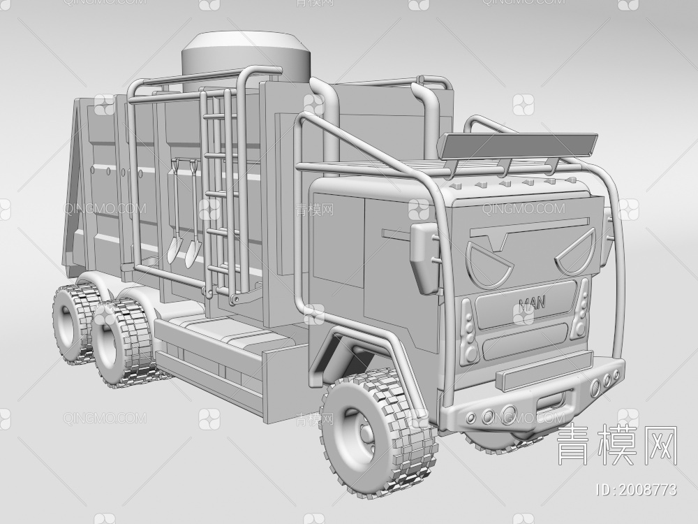卡车 玩具3D模型下载【ID:2008773】