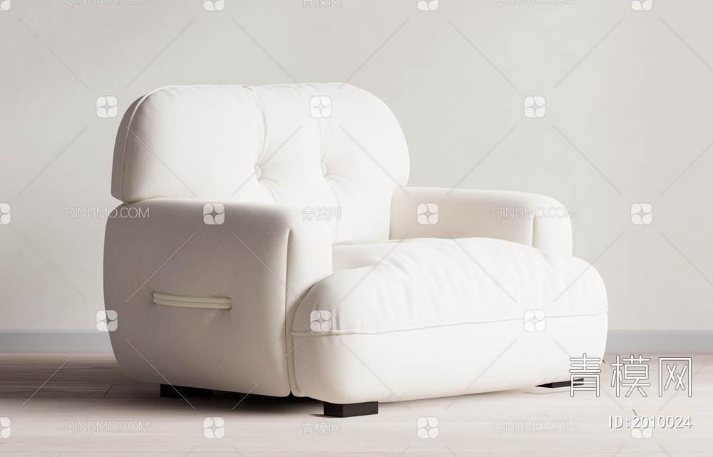 单人沙发SU模型下载【ID:2010024】