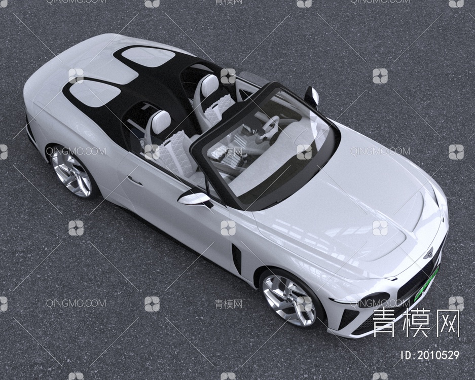 2021款宾利穆莱纳Bacalar汽车3D模型下载【ID:2010529】
