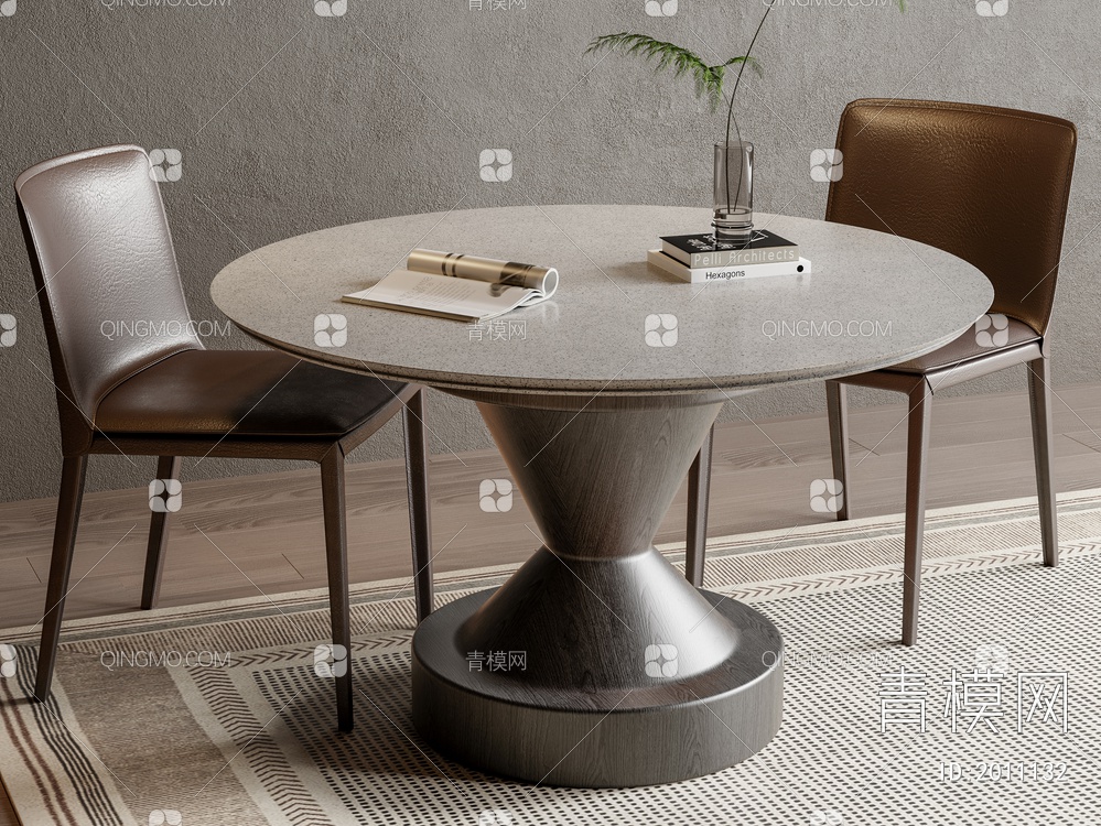 餐桌椅3D模型下载【ID:2011132】
