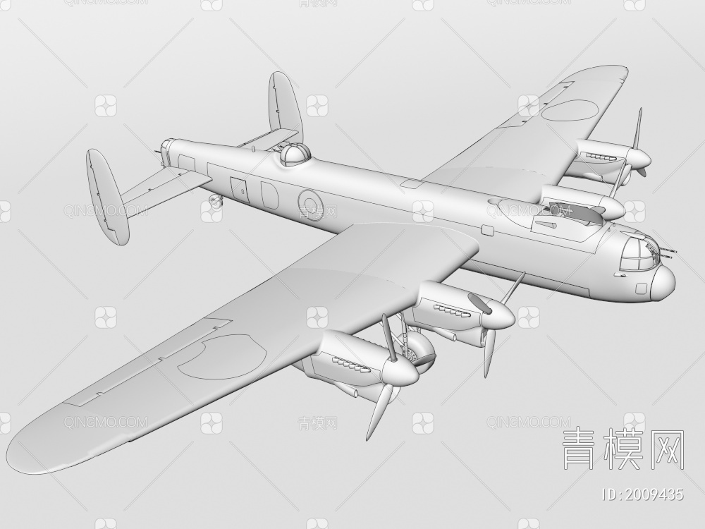 战斗机3D模型下载【ID:2009435】