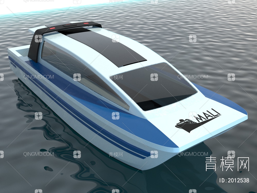 游艇3D模型下载【ID:2012538】