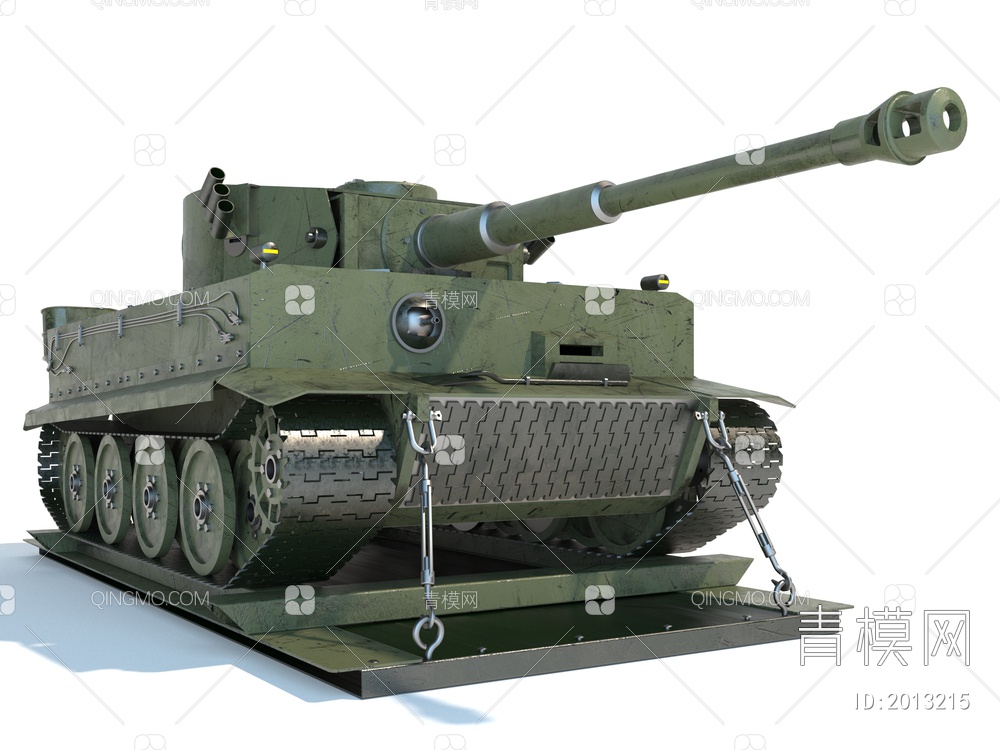 坦克3D模型下载【ID:2013215】