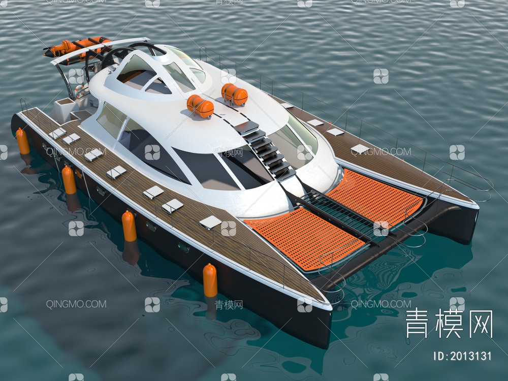 游艇3D模型下载【ID:2013131】