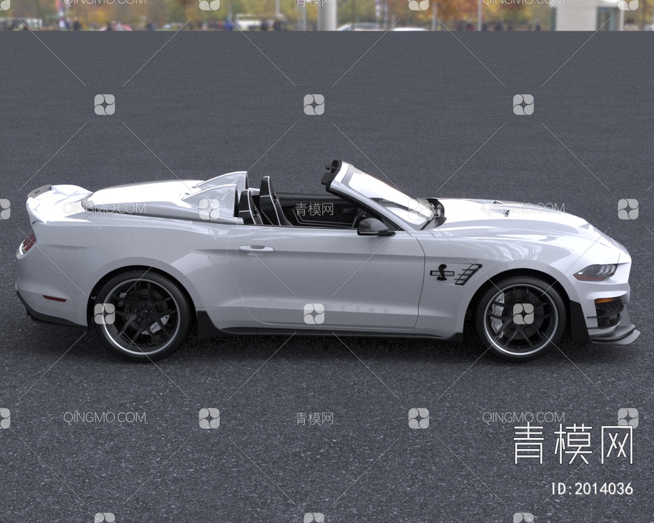 2021款谢尔比SupersnakeSpeedster汽车3D模型下载【ID:2014036】